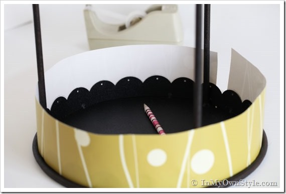 Table-Makeover-Using-Removable-Wallpaper