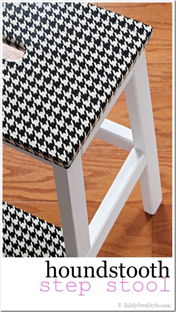 Houndstooth-Duct-Tape-Stool