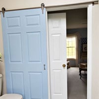 How to install a rolling door in a house
