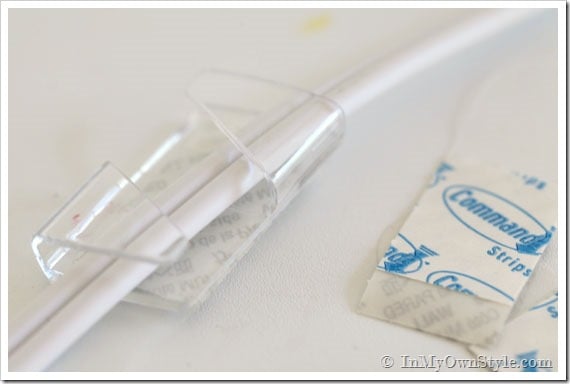 clear flat cord clips