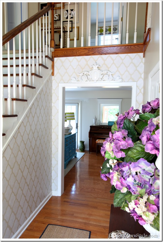 How to stencil a wall using an all over stencil