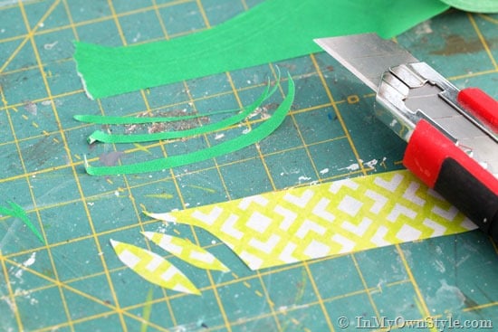 How-to-make-flowers-and-leaves-with-Washi-Tape