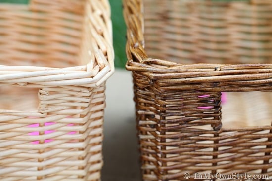 how-to-stain-a-wicker-basket