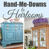 How to paint hand me down furniture