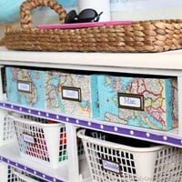 Decorating with maps