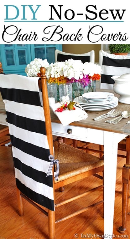 No-Sew-Chair-Back-Slipcover-for-dining-room-chairs