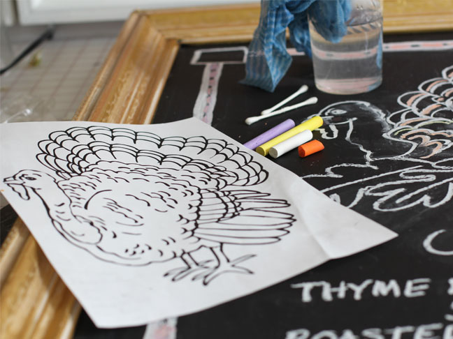 How to draw on a chalkboard
