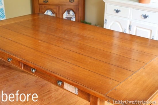 Table-Makeover-using-Driftwood-Weathered-Finish-Stain