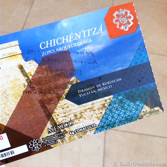 ticket to Chi Chen Itza