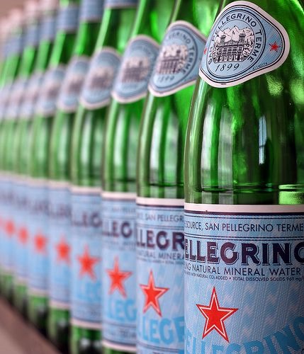 Pellegrino Water bottles