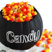 Pumpkin Carving Ideas Candy Dish