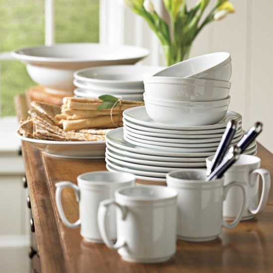 William Sonoma White Dinnerware