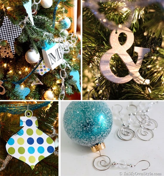 Semi-Handmade-Christmas-Ornaments for holiday decorating