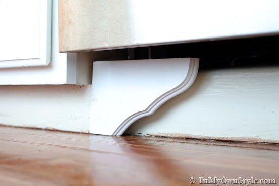 How-to-make-kitchen-base-cabinet-feet-with-wood