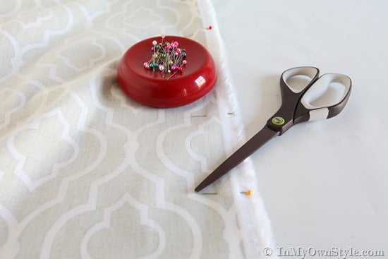 How to sew a skir tto ga around a sink