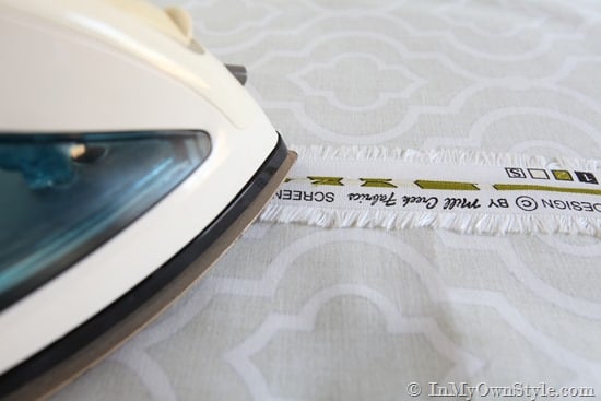 How to sew a skirt to go around a table using Velcro