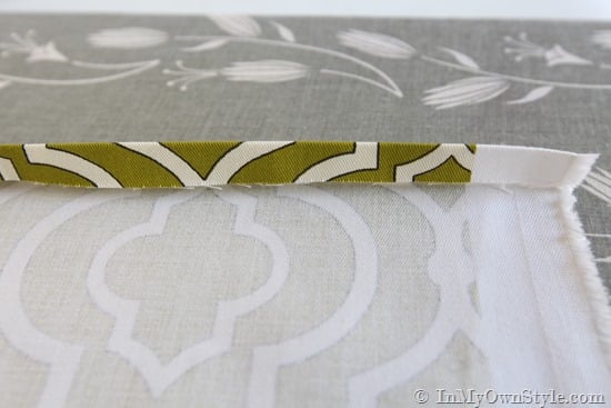 How to sew a skirt to go around a table using Velcro