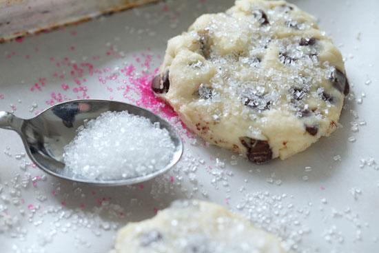 Sprinkle Gourmet Sanding Sugar on top of scones before baking