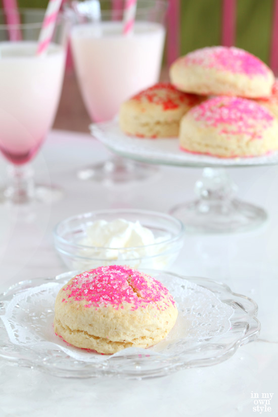The prettiest scones to make recipe.