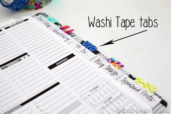 Uses-for-Washi-tape-in-organizing-a-day-planner