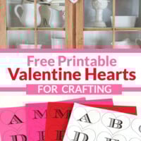 Free Printable Valentine Hearts to use for crafting and decorating your home or classroom.