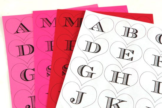 Valentine-heart-initial-gift-tags-free-printable