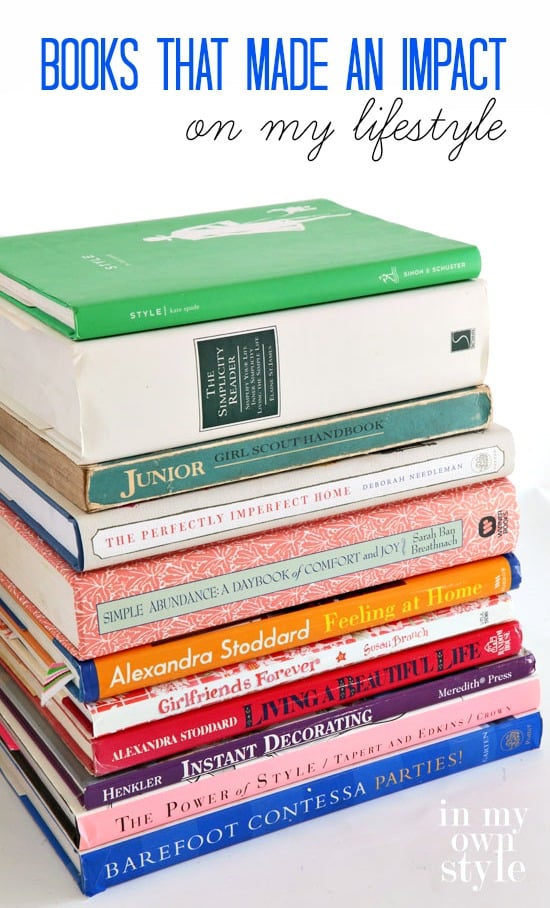 My-Favorite-Lifestyle-Books-that-made-an-impace-in-my-life and personal decorating style.