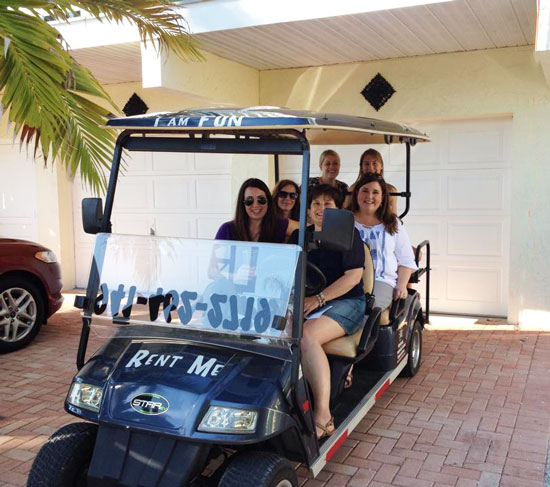 Anna-Maria-Island-Golf-Cart Rental with vacation home
