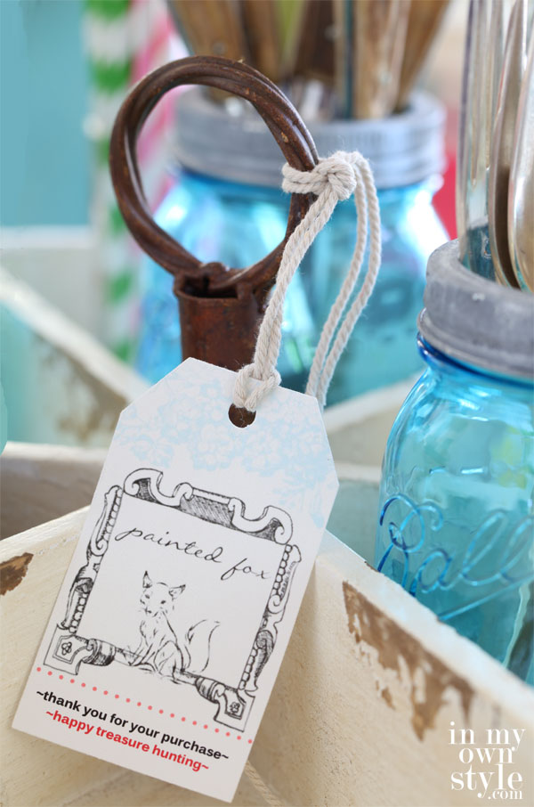 Vintage Decor Shop Painted-Fox-Treasures