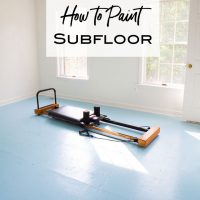 How to Paint Subfloor