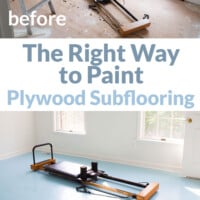 How to Paint Plywood Subflooring