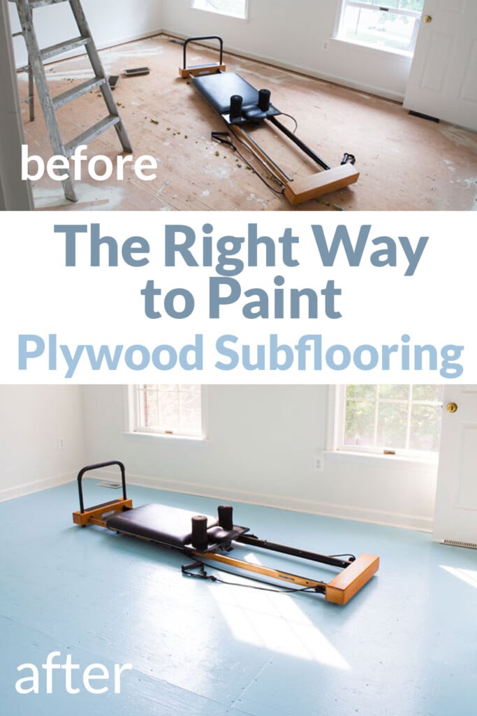 How to Paint Plywood Subflooring