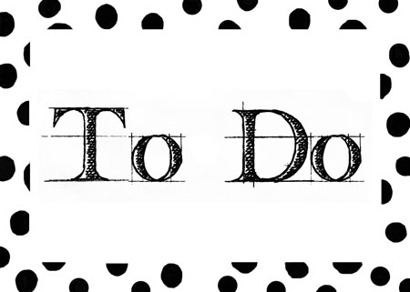 To Do free printable to make a paperweight