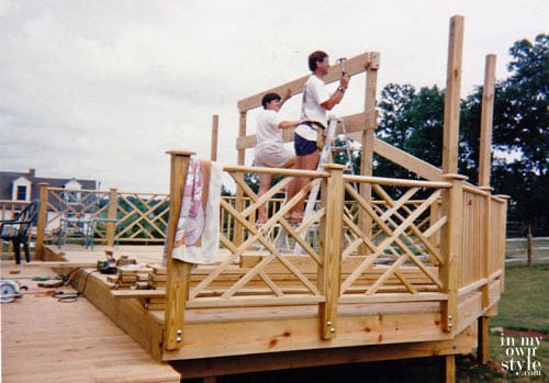 Building-a-backyard-wood-deck