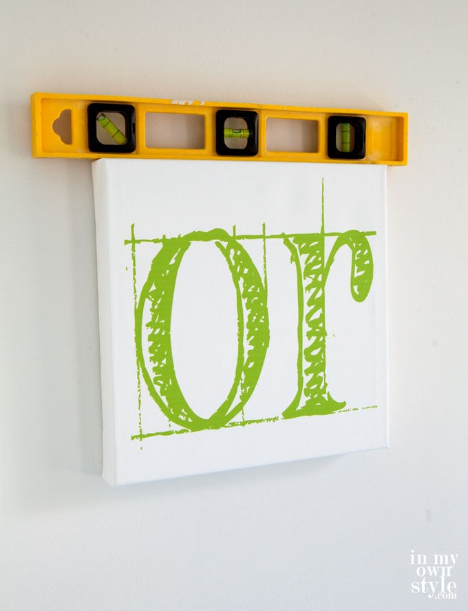 How-to-hang-an-art-canvas-on-a-wall