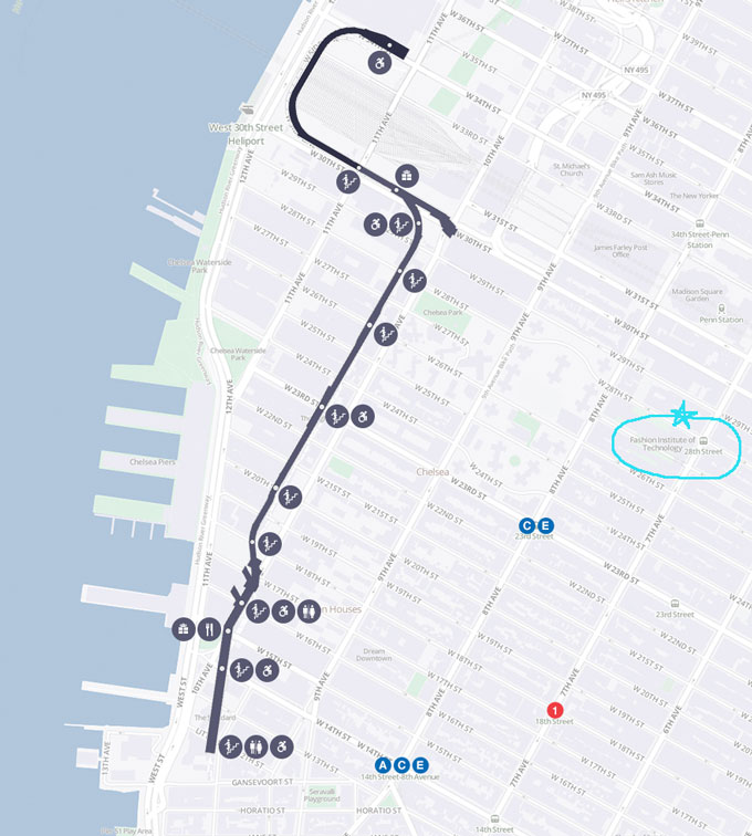 Map-of-the-High-Line-on-the-west-side-of-NYC