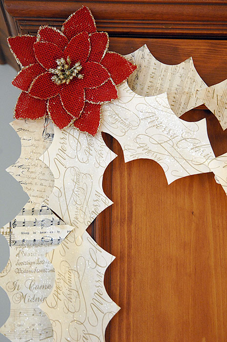 Paper-Holly-Garland-made-by-a-reader-of-In-My-Own-Style-blog