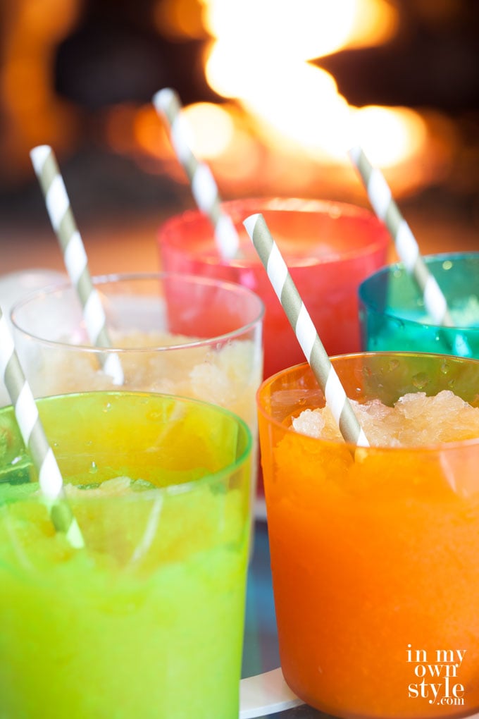 Frozen Holiday Cocktail Drinks