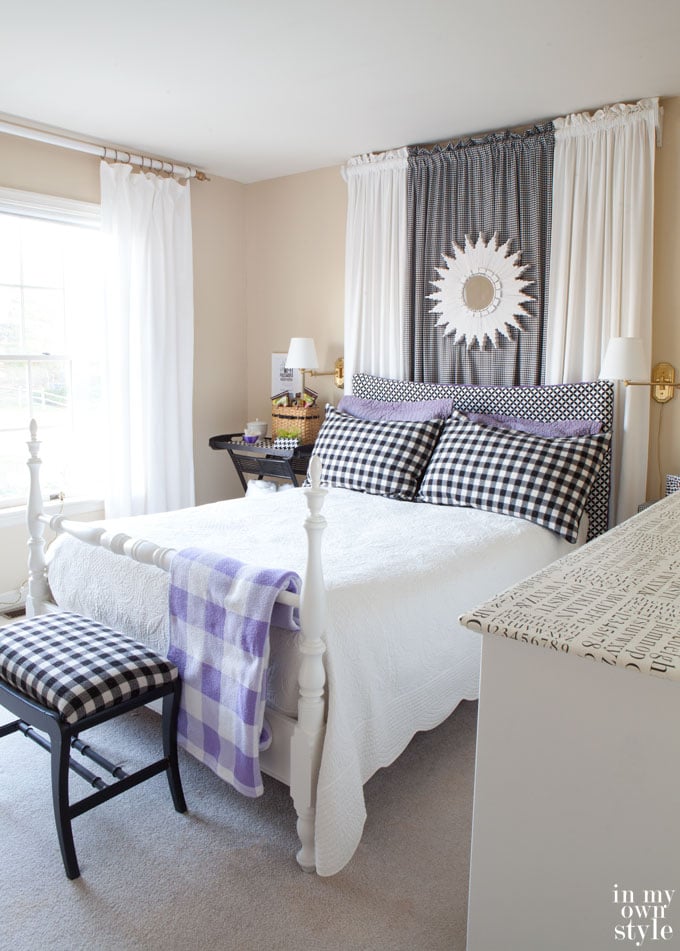 Get-the-guest-room-ready for fall with fall throws