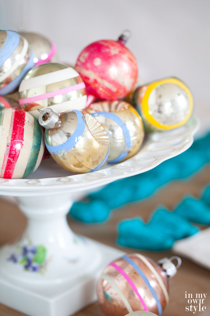 Vintage christmas ornaments