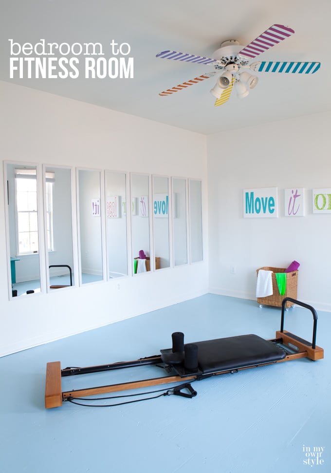 Make-over-a-bedroom-into-a-home-fitness-room-or-gym