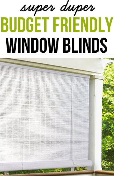 Affordable window treatments even for the smallest decorating budget