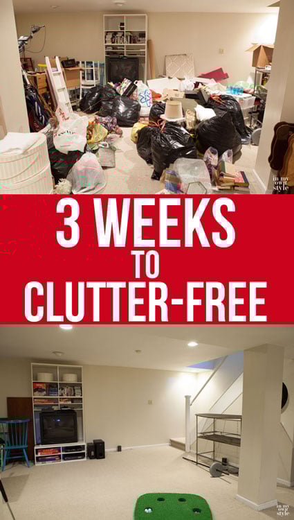 If I can tackle the clutter in my home, so can you by following the steps I took to get it done. | In My Own Style