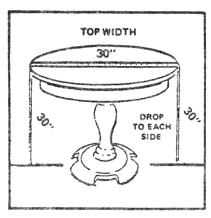 Measure-a-table-for-a-round-tablecloth