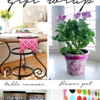 20 budget-friendly ways to decorate your home using gift wrap. | In My Own Style