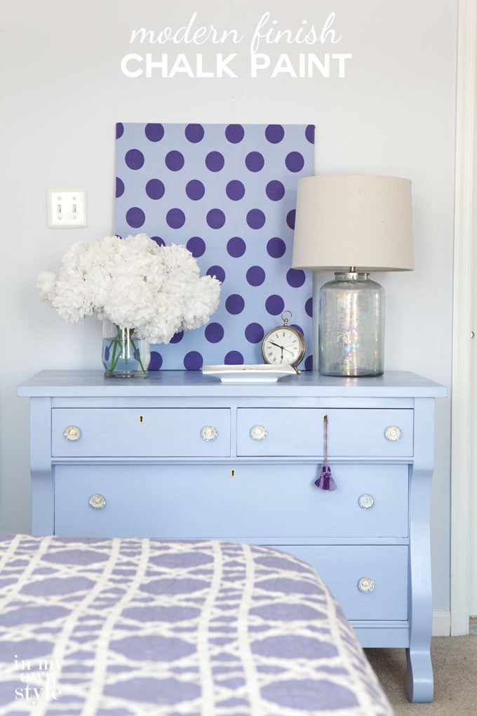 How to create a modern finish on furniture using chalk paint