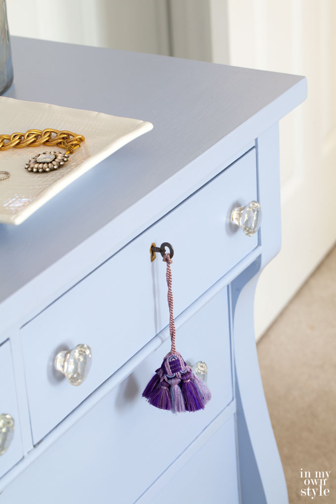 How to transform an old piece of furniture with chalk paint and wax that you don't need to age or distress. 