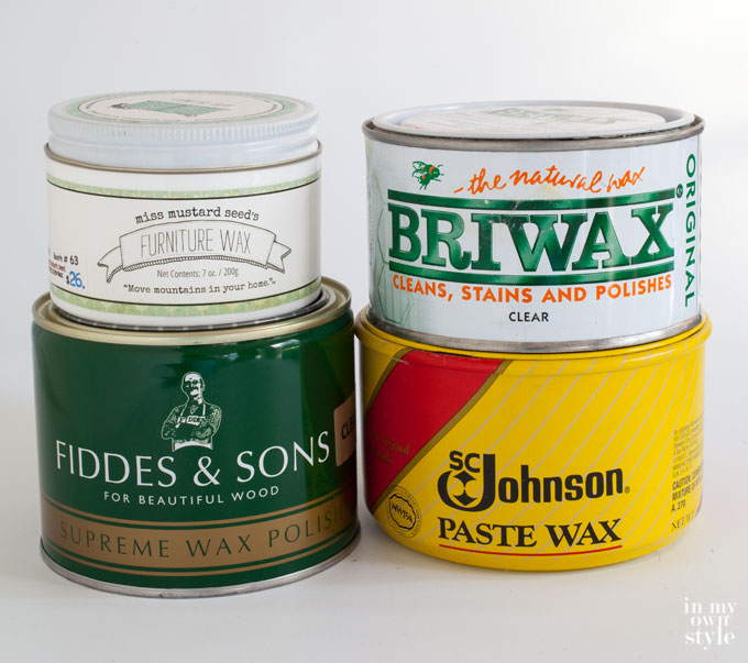The best furniture waxes for using over chalk paint