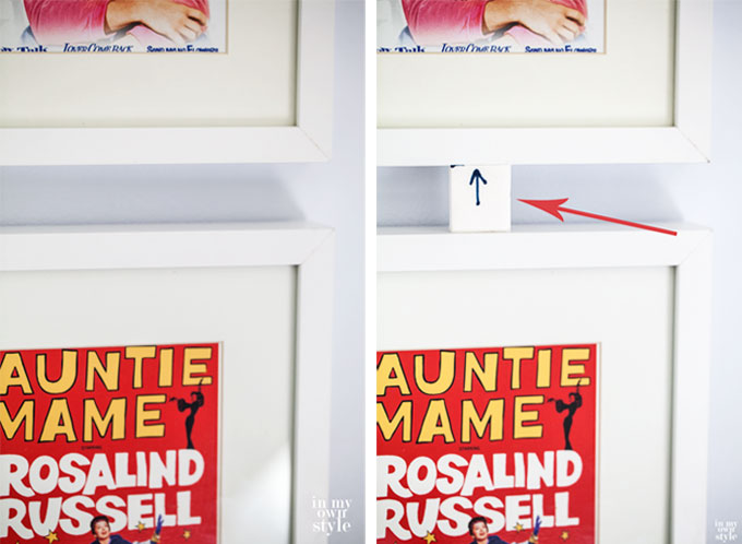 How to hang frames in a gallery wall grid the easy way