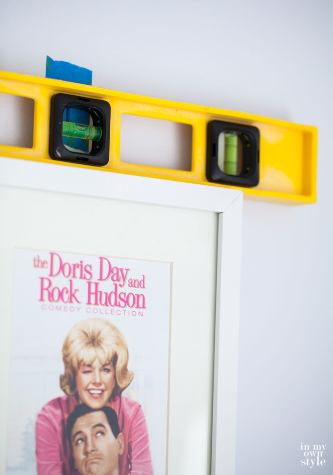 How to hang artwork on a wall